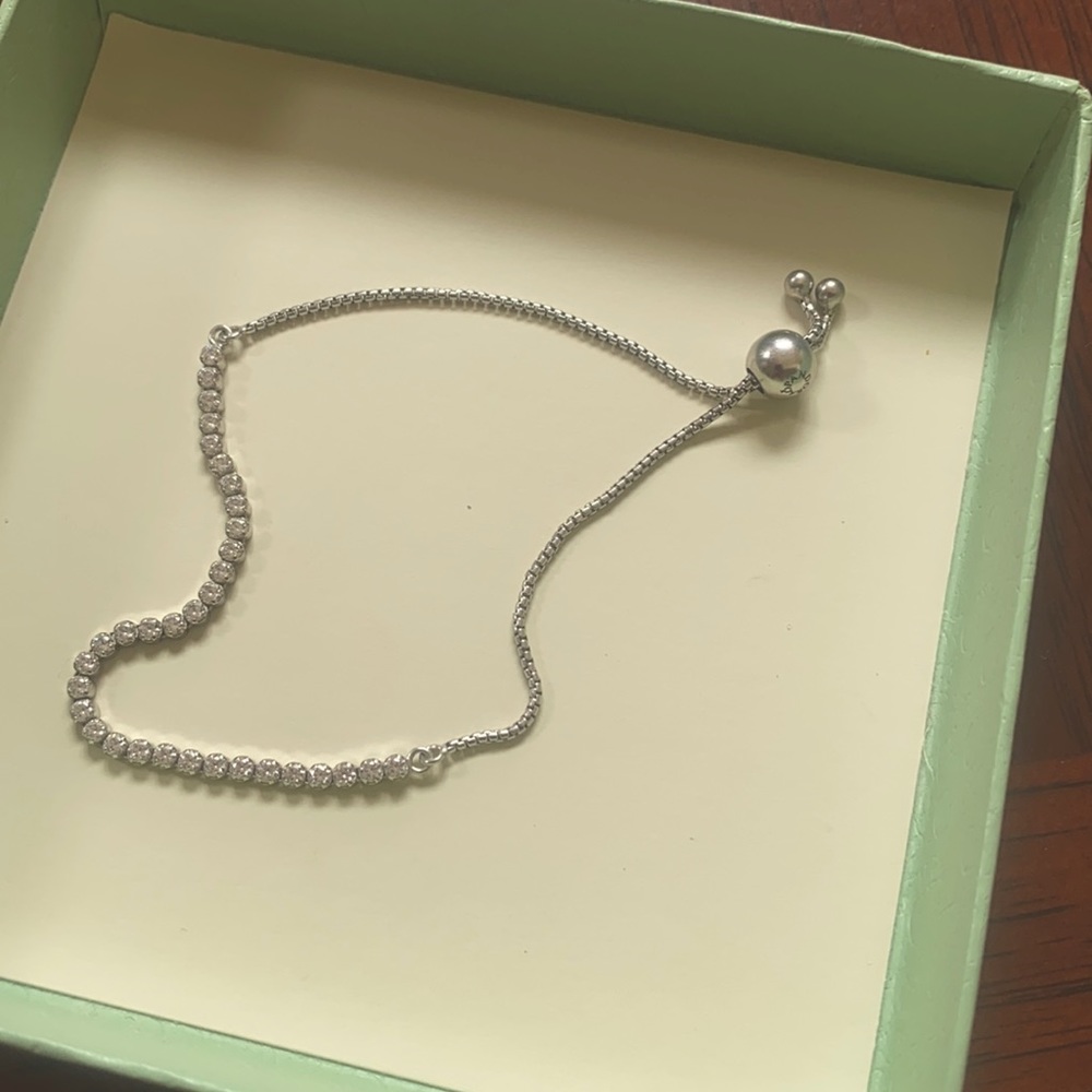 Pandora sparkling slider tennis bracelet
